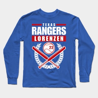 Texas Rangers Lorenzen 23 American Baseball Long Sleeve T-Shirt